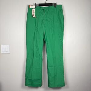 Vintage Mens 70s McGregor Green Retro Classics Slacks Pants Size 36x32 WITH TAGS